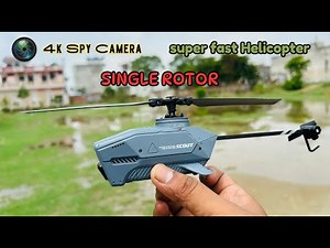 4DRC SCOUT | Best RC Helicopter Spy Drone With HD Camera |Four-Way Single-Blade