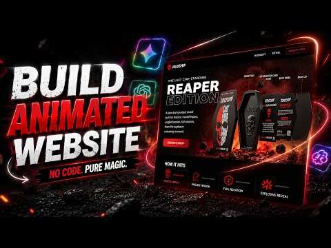 Build a Luxury Cinematic INSANE 3D Animated Website | No Code GSAP Tutorial