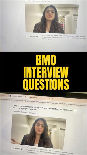 Watch👆 video before BMO Interview #interviewquestions #bmo #bankingjobscanada