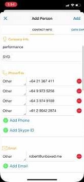 How to use the Nimble CRM Smartphone app to scan a business card and add a tag