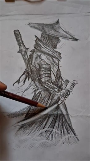Drawing samurai| Samurai drawing Easy samurai drawing