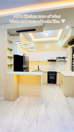 23K views · 117 reactions | A kitchen that’s not just beautiful, but built around you. Custom-made to fit your lifestyle and space perfectly. 懶 Ready to transform your kitchen? Message us today.  #kitchendesign #kitchenideas #kitchenorganization #modularkitchen #kitchencabinet | J&C Furniture Studio | Facebook