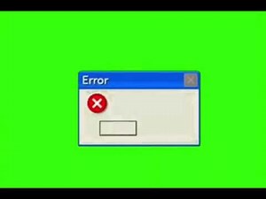 Microsoft error green screen