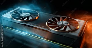 Two GPU Modules Float Studio Cross-Dolly Thermal Airflow Ribbons