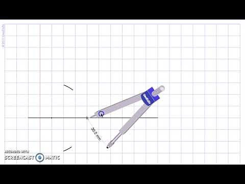 Construcción de un triángulo rectángulo con regla y compás