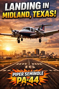 14K views · 352 reactions | Landing a Piper PA-44 Seminole in Texas  Twin-engine aircraft, real approach, real conditions. Flying isn’t about speed — it’s about precision and decision-making, especially on final approach. Follow the page for more real flights and landings every day ✈️ | Cap Tony Ochoa | Facebook