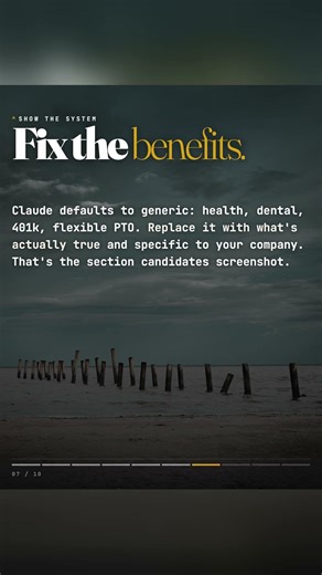 I write job postings with Claude and fix the same two sections every time