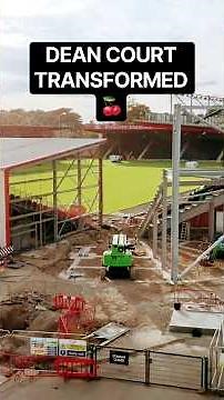 Inside Bournemouth’s INSANE stadium expansion! 🏟️ Drone flight over the new Vitality! 🍒 #afcb
