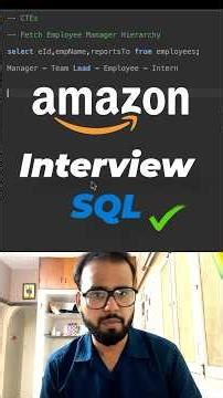 Most Asked Deloitte SQL Interview Questions answers #amazon #sql #sqlinterviewquestionsandanswers