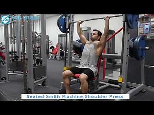 Seated Smith Machine Shoulder Press