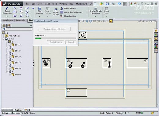 【南京东岱】专业液压集成块设计软件MDTools软件自动生成加工图