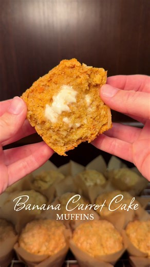 You can find my step-by-step Banana Carrot Cake recipe right here on my page! 🍌🥕🥥 Spring is such carrot cake vibes, and this one is cozy, simple, and seriously delicious…PROMISE! #carrotcake #bananabread #easyrecipe #food #fyp