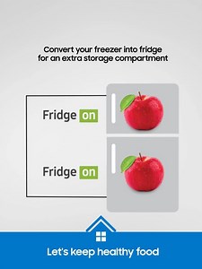 286K views · 7K reactions | No need to worry for space with Samsung Refrigerator. Convert your freezer into a fridge with the help of 5 in 1 convertible mode and get extra space for keeping your food! So stay home, stay safe with Samsung. #StayAtHome #Samsung | Samsung | Facebook