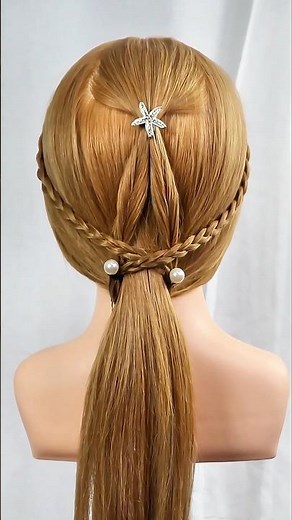Easy and Modern Hairstyle for Girls – Trendy Everyday Style #hairstyle #hair