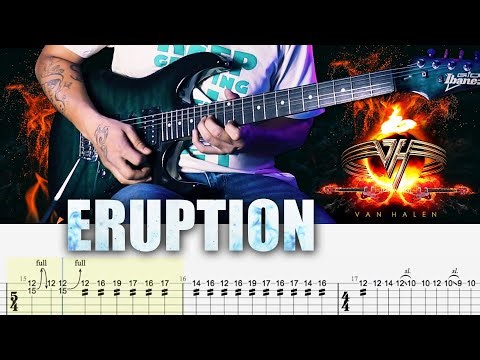 Van Halen - Eruption Guitar Lesson With Guitar Tab