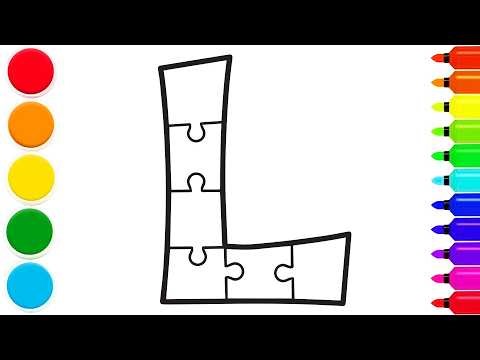 How to Draw Letters, ABC, A to Z | Easy Step by Step Tutorial