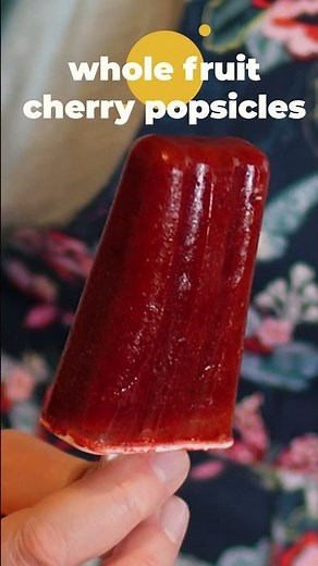 CHERRY POPSICLES Are The PERFECT Refreshing Summer Treat!