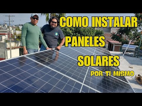 How to Install Solar Panels, Step by Step. Video 1