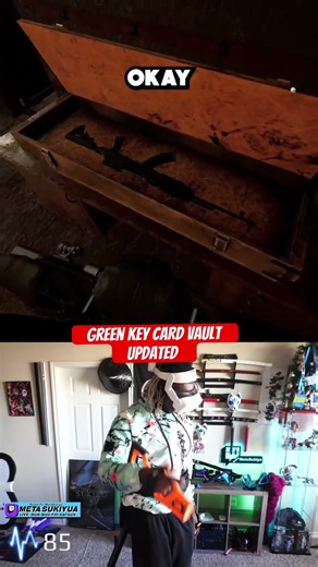 Underground green key card vault! #ghostsoftabor #vr #katvr #shorts