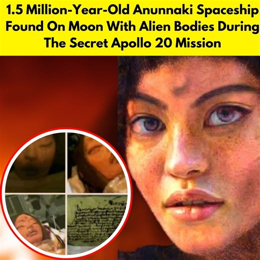 1.5 Million-Year-Old Anunnaki Spaceship Found On Moon With Alien Bodies During The Secret Apollo 20 Mission #apollo #apollomission #anunnaki #aliens | The Lore Library