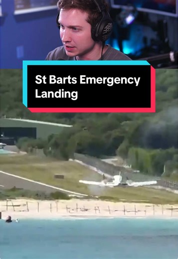 Emergency Landing at St. Barts Airport