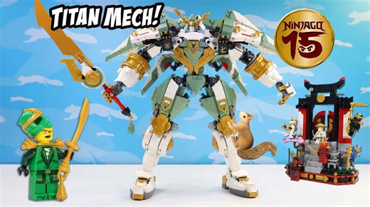 The Mighty Titan Mech of Lloyds LEGO Ninjago Legacy 15th Anniversary Builds Review