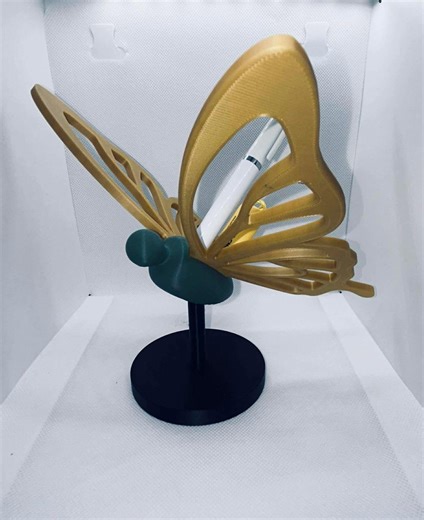 Rotating Butterfly Desk Stand - Pen & USB Holder STL File - Etsy