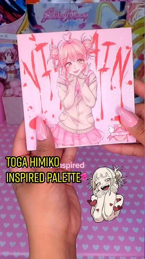 Toga Himiko Inspired Anime Eyeshadow Palette Tutorial