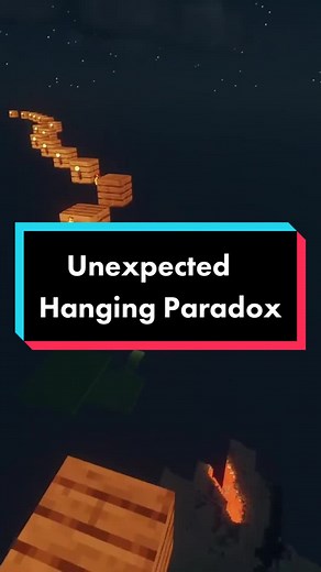 Unexpected Hanging Paradox #minecraft #mcyt #viral #foryou #fyp #minecraftparkour #dreamwastaken #dreamsmp #mc #paradox #gabesweats #crimetok #crime
