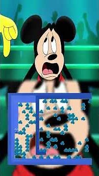 Spongebob vs Mickey Mouse Remastered - Cartoon Beatbox Battles #fyp #foryou #shorts #cartoon