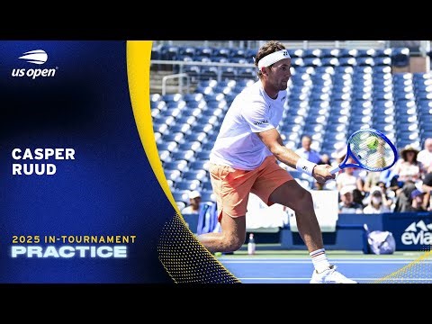 LIVE | Casper Ruud | Practice Session | 2025 US Open