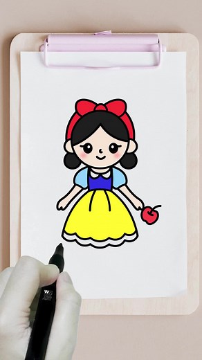 How to Draw Snow White: Simple Step-by-Step Tutorial