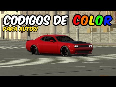 ¡💥Codigos de color para autos en car parking multiplayer 🔥!