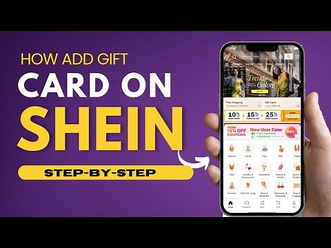 How to add gift card in Shein