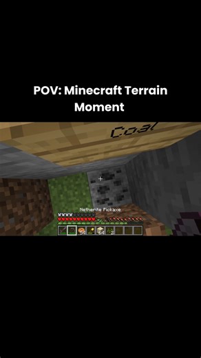 Minecraft Terrain Moment