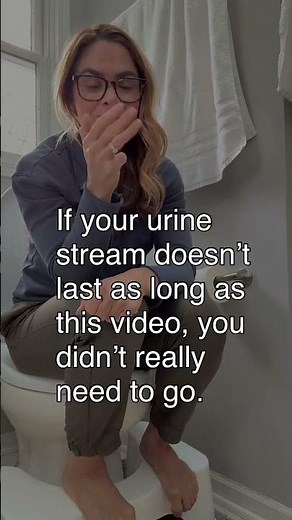 #BladderHealth #PelvicFloorPT #PeeMath #PelvicHealthTips #YouDidn’tReallyHaveToGo
