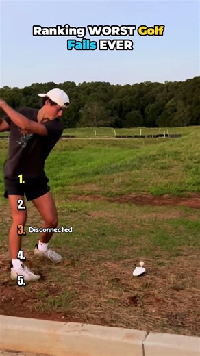 Ranking the WORST Golf Fails EVER