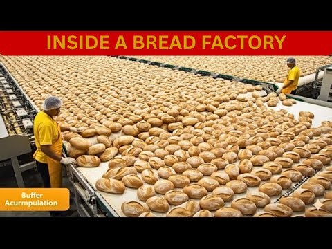 Inside a Modern Artisan Bread Factory 🥖 Full Bread Making Process