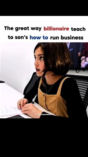 That's how billionaire teach about business📈☠️