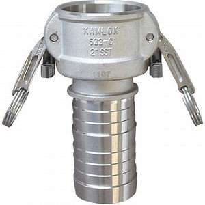 カムロック カプラー(安全ロック付き) ホースシャンク ステンレススチール SST[633-CL] TOYOX(トヨックス) レバーカップリング 【通販モノタロウ】