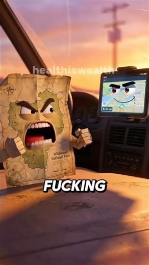 🗺️ Maps & ⌚ Watches: Old vs Digital ⚡#shorts