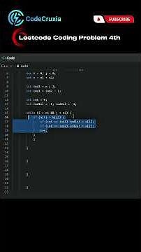 Leetcode Coding Problem 4th Median Of Two Sorted Array in C++