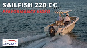 1.8K views · 64 reactions | The Sailfish 220 CC is designed and built to primarily provide a solid fishing platform that can handle most reasonable coastal conditions. Watch our Test Video below! And for more on the 220 CC, visit https://boattest.com/review/sailfish/3701_220-cc | BoatTEST.com | Facebook
