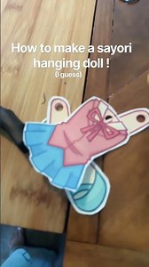 How to make a sayori hanging doll ! #fypシ゚viral #craft #sayoriddlc