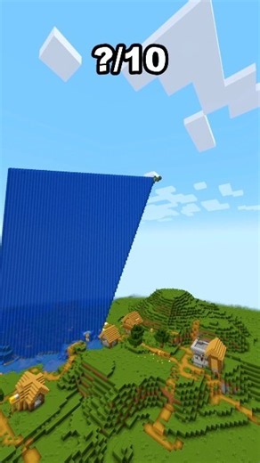I Built a Flying Water Machine That Never Stops! 😱💧 #minecraft #shorts
