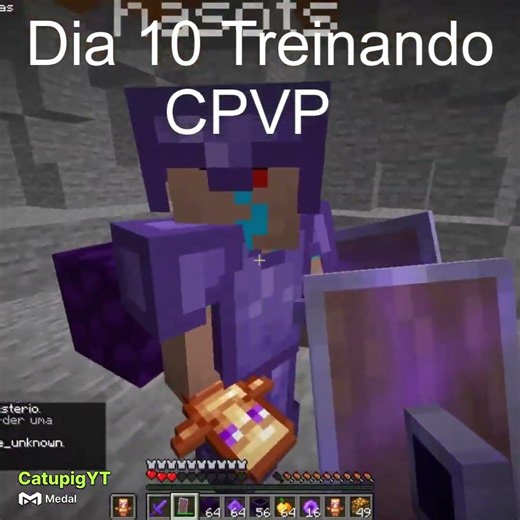 CPVP Dia 10: Uma Semana + 3 Dias... Eu Já Virei um Crystal Demon? 🔥😈 #minecraft #skywars #cpvp #pvp