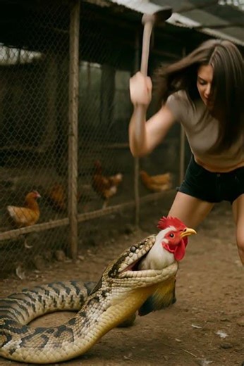 Python vs Woman — One Step Beyond Fear 🔥🐍