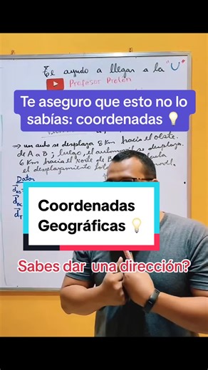 Coordenadas geográficas en el plano cartesiano
