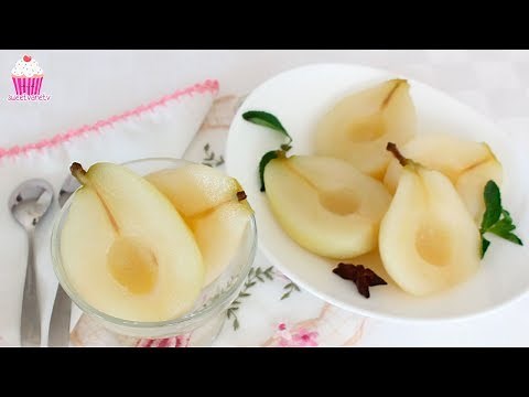 PERAS en ALMÍBAR Dulce de peras delicioso | Postres de Vane