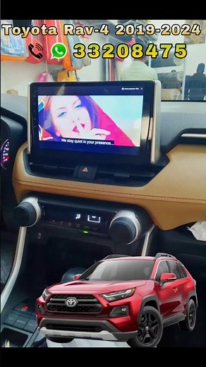 Toyota RAV4 2019–2024 Android Screen | Apple CarPlay | Android Auto | Reverse Camera Installation